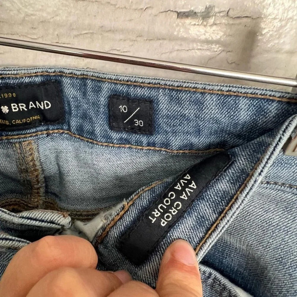 Lucky brand mid rise, skinny Ava ankle jeans size 10/30 distressed - Picture 6 of 10